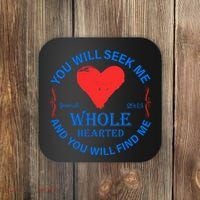 You Will Seek Me Gospel Verse Coaster thumb 0