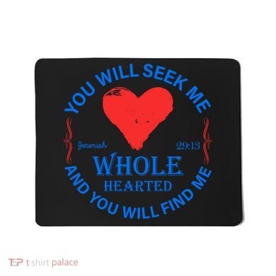 You Will Seek Me Gospel Verse Mousepad
