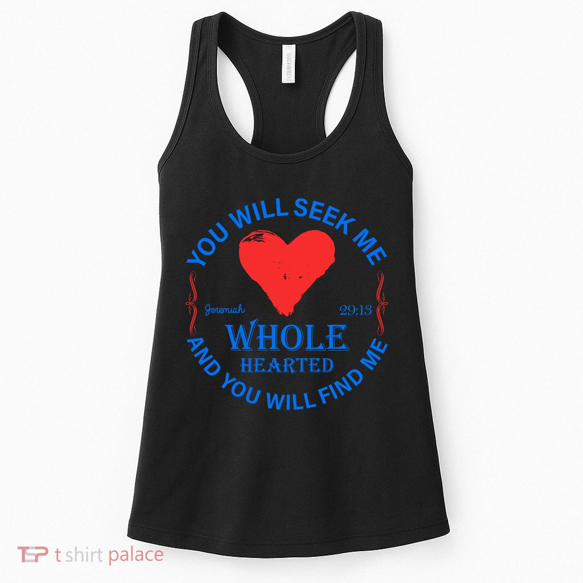 You Will Seek Me Gospel Verse Women's Tank Top