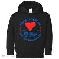You Will Seek Me Gospel Verse Toddler Hoodie thumb 0