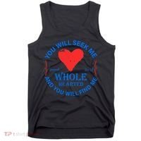 You Will Seek Me Gospel Verse Tank Top thumb 0
