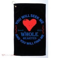 You Will Seek Me Gospel Verse Golf Towel thumb 0