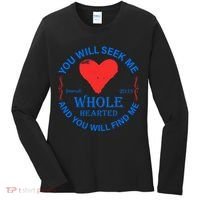 You Will Seek Me Gospel Verse Women's Long Sleeve Shirt thumb 0