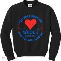 You Will Seek Me Gospel Verse Kids Sweatshirt thumb 0
