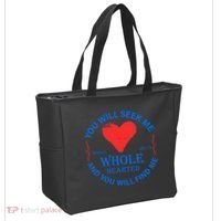 You Will Seek Me Gospel Verse Tote Bag thumb 2