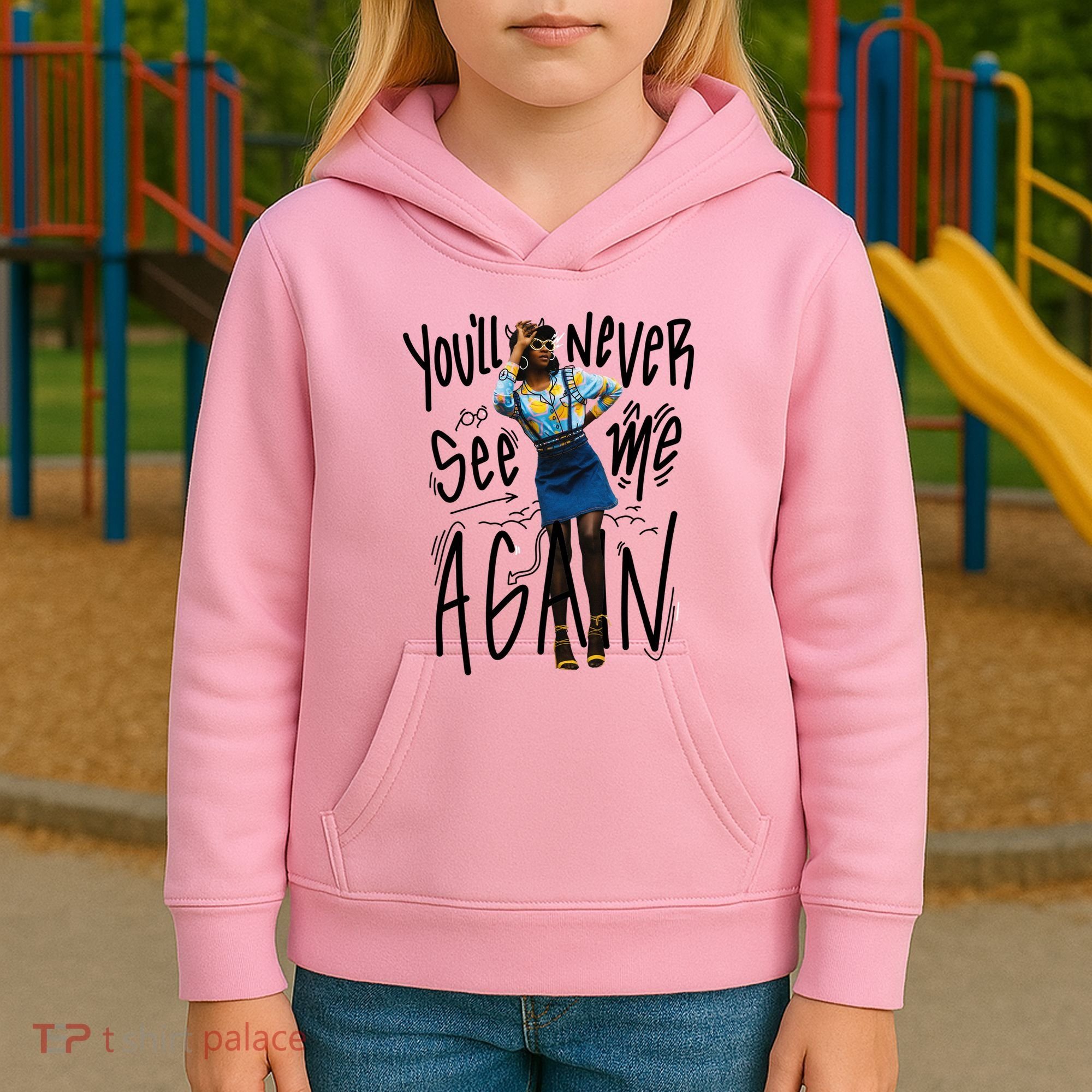 You'll Never See Me Again Girl Kids Hoodie