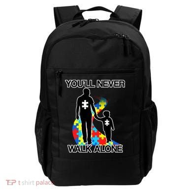 You'll Never Walk Alone Autism Awareness Backpack