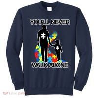 You'll Never Walk Alone Autism Awareness Sweatshirt thumb 0