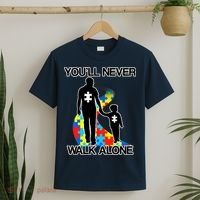 You'll Never Walk Alone Autism Awareness T-Shirt thumb 2