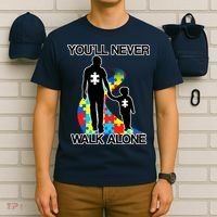 You'll Never Walk Alone Autism Awareness T-Shirt thumb 6