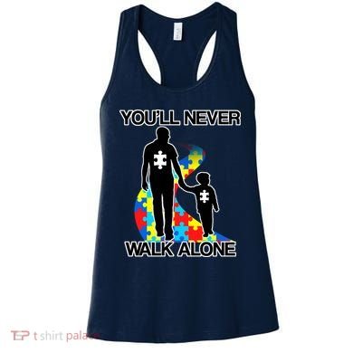 You'll Never Walk Alone Autism Awareness Women's Tank Top