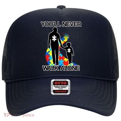 You'll Never Walk Alone Autism Awareness Hat