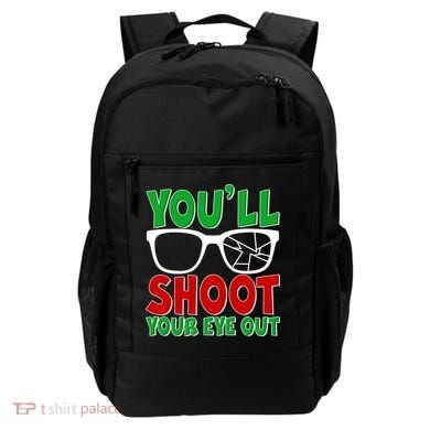 You'll Shoot Your Eye Out Christmas Backpack
