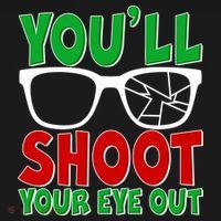 You'll Shoot Your Eye Out Christmas Coaster thumb 2