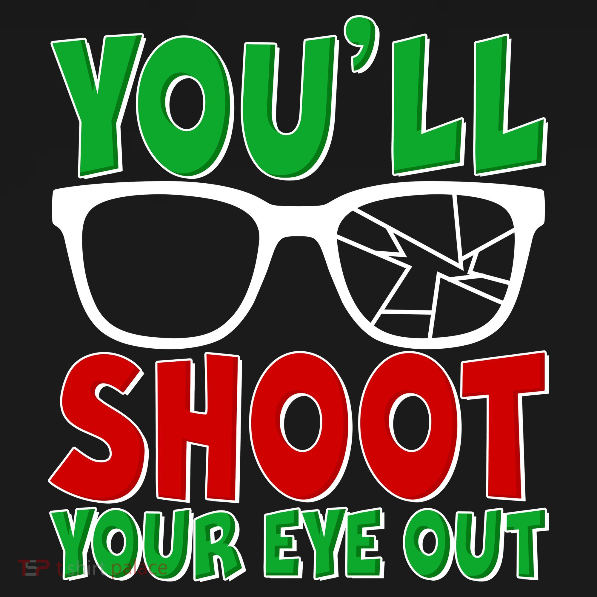 You'll Shoot Your Eye Out Christmas Coaster