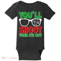 You'll Shoot Your Eye Out Christmas Baby Bodysuit thumb 0