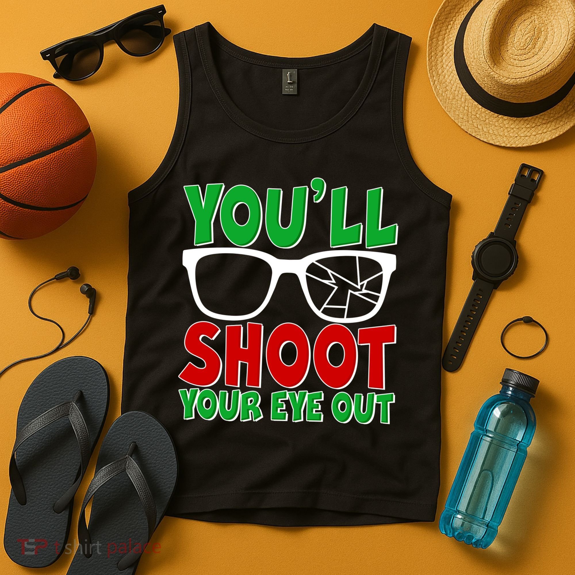 You'll Shoot Your Eye Out Christmas Tank Top