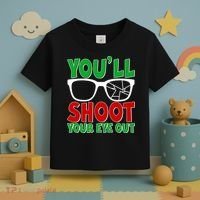 You'll Shoot Your Eye Out Christmas Toddler T-Shirt thumb 3