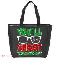 You'll Shoot Your Eye Out Christmas Tote Bag thumb 0