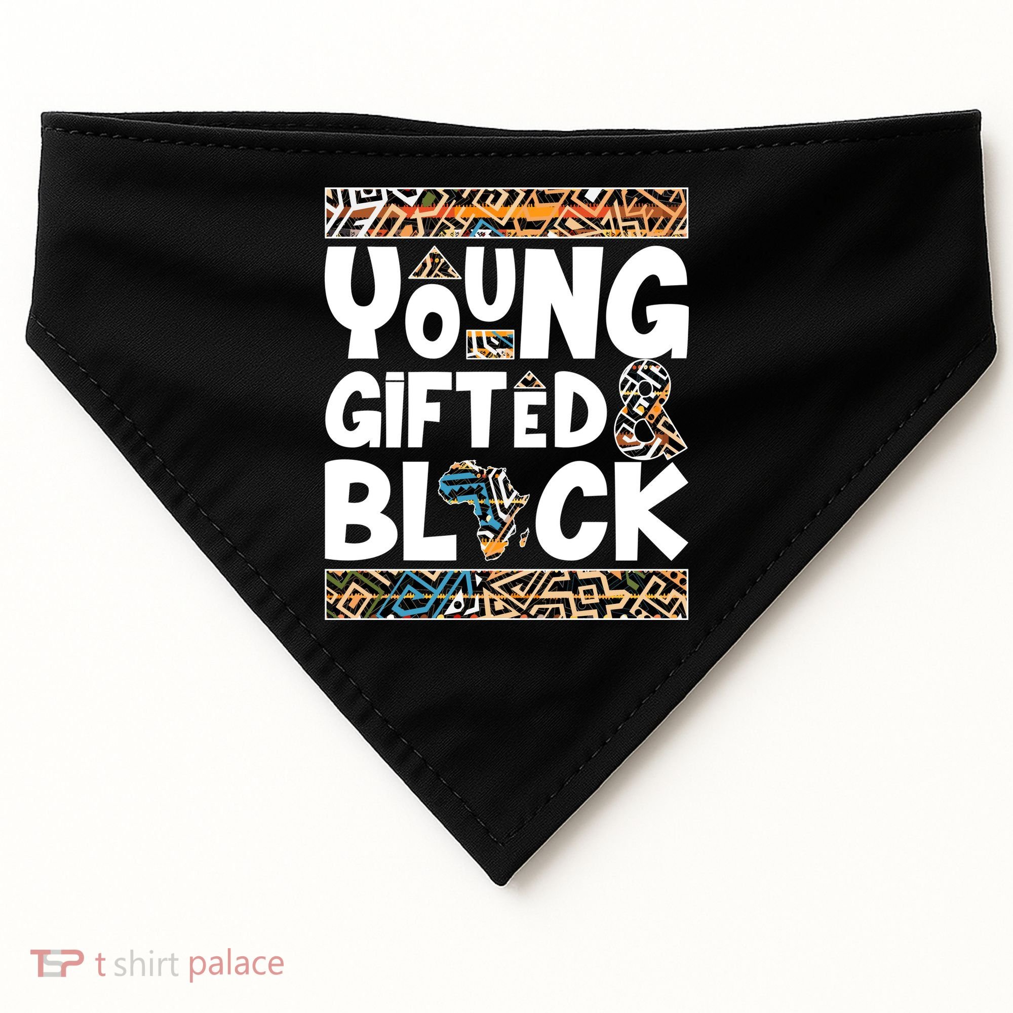Young Gifted And Black USA-Made Doggie Bandana