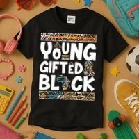 Young Gifted And Black Kids T-Shirt thumb 3