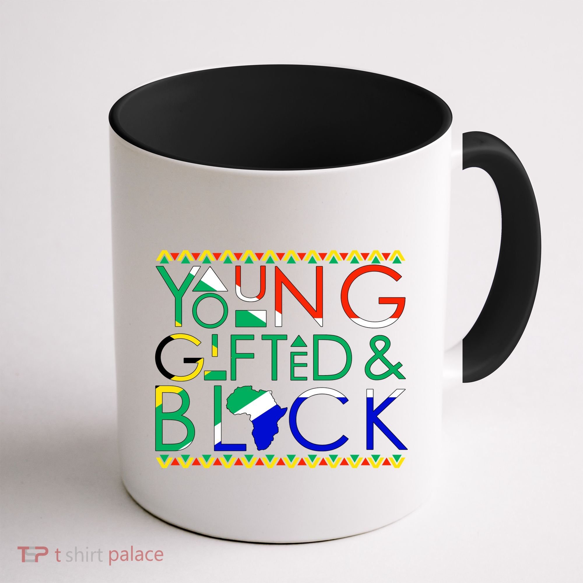 Young Gifted And Black Africa Map Coffee Mug