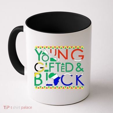Young Gifted And Black Africa Map Coffee Mug