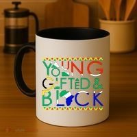 Young Gifted And Black Africa Map Coffee Mug thumb 4