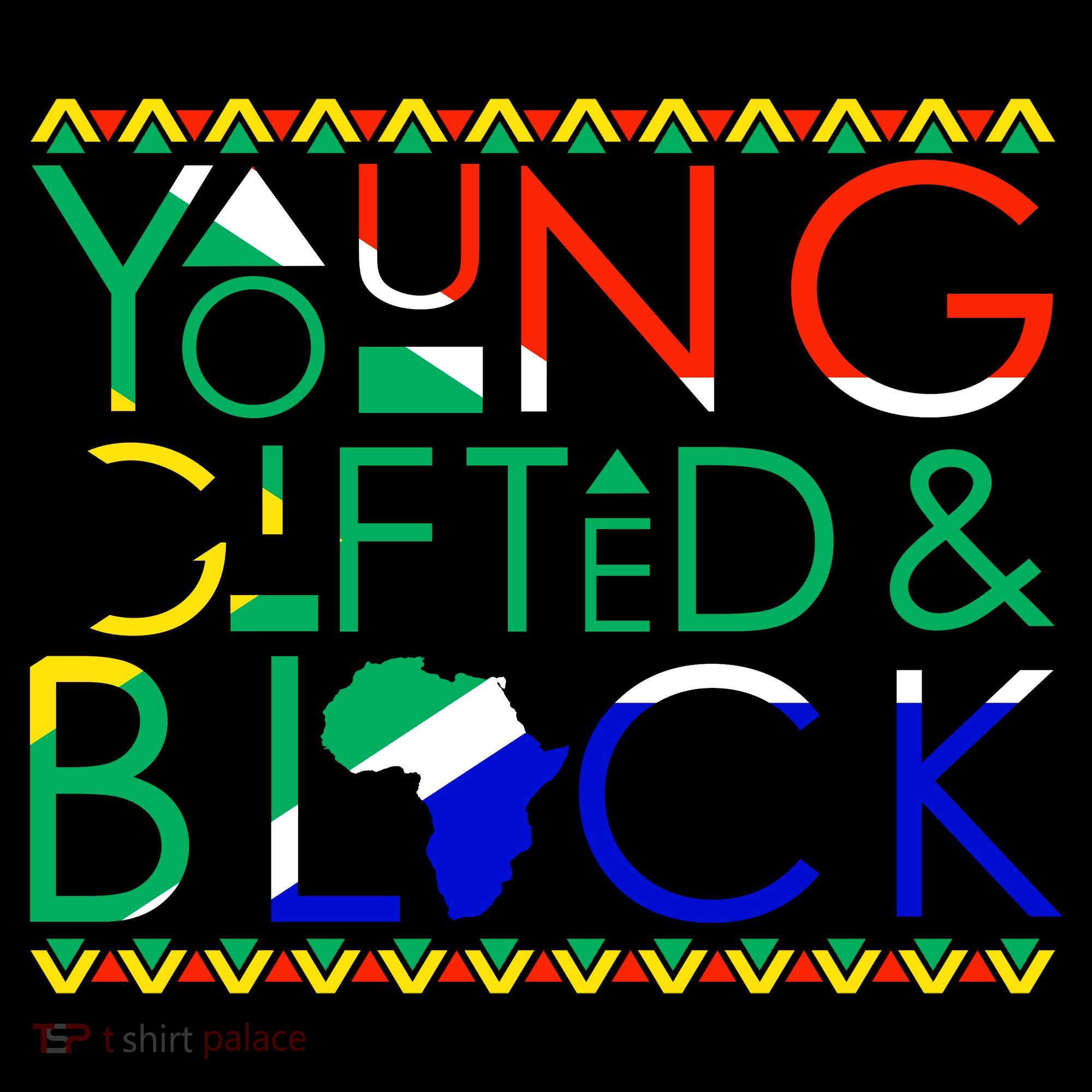 Young Gifted And Black Africa Map Coffee Mug
