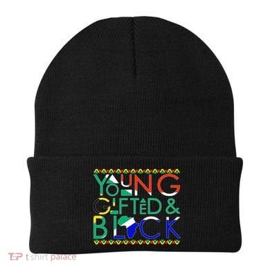 Young Gifted And Black Africa Map Beanie