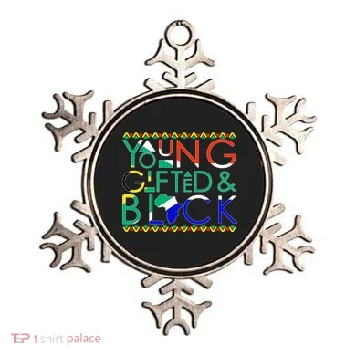 Young Gifted And Black Africa Map Ornament