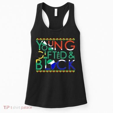 Young Gifted And Black Africa Map Women's Tank Top