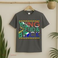 Young Gifted And Black Africa Map T-Shirt thumb 2