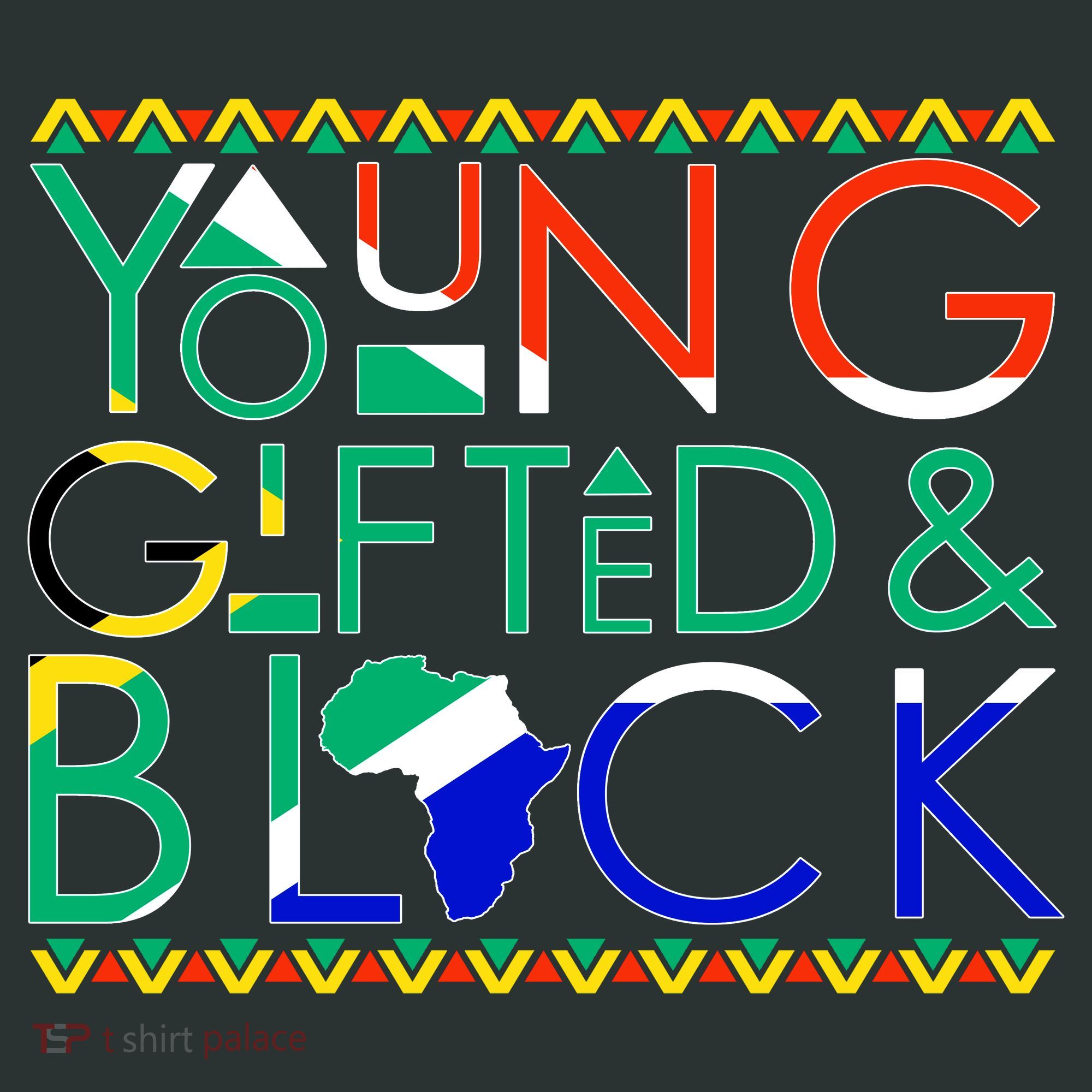 Young Gifted And Black Africa Map Mousepad