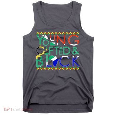 Young Gifted And Black Africa Map Tank Top