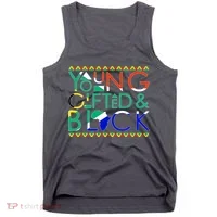 Young Gifted And Black Africa Map Tank Top thumb 0