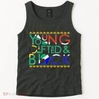 Young Gifted And Black Africa Map Tank Top thumb 2
