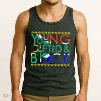 Young Gifted And Black Africa Map Tank Top thumb 3