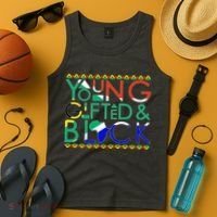 Young Gifted And Black Africa Map Tank Top thumb 4