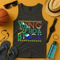 Young Gifted And Black Africa Map Tank Top thumb 4
