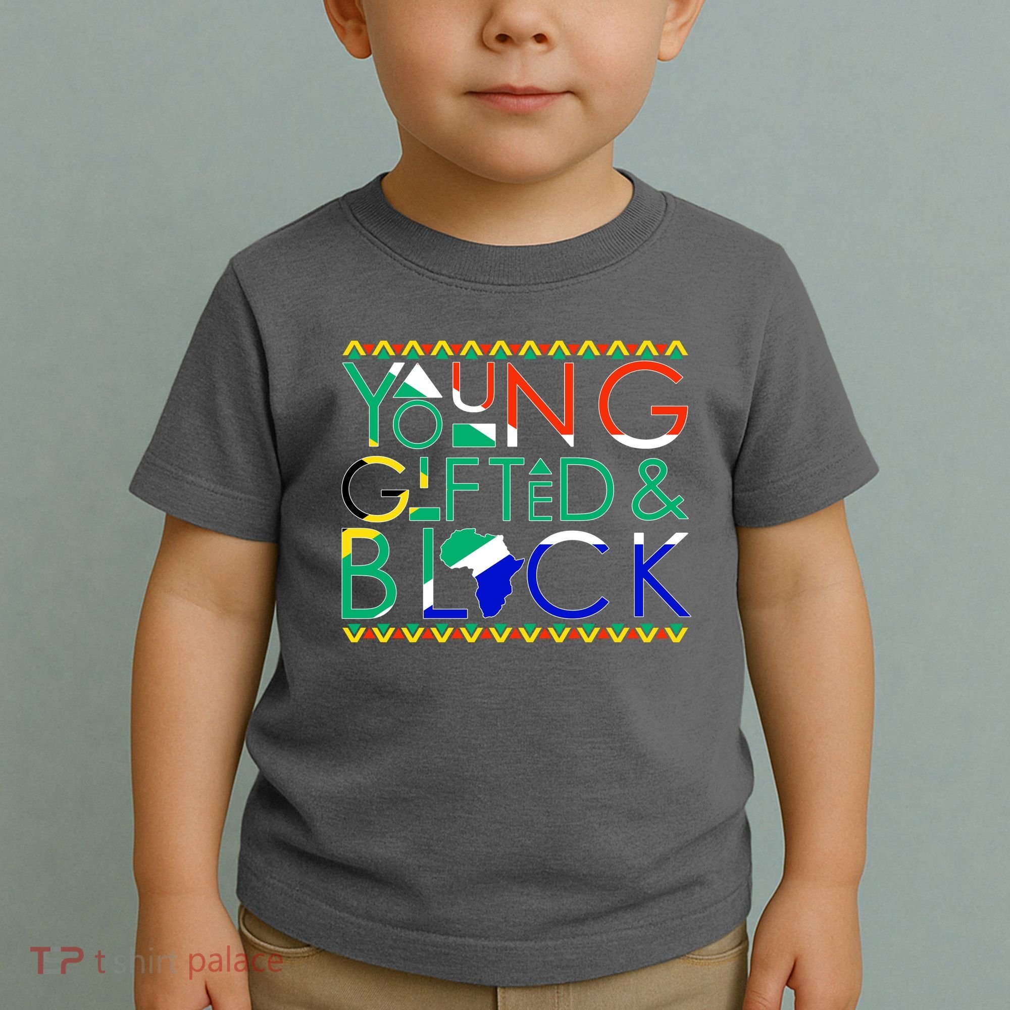Young Gifted And Black Africa Map Toddler T-Shirt