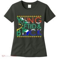 Young Gifted And Black Africa Map Women's T-Shirt thumb 0