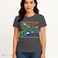 Young Gifted And Black Africa Map Women's T-Shirt thumb 4