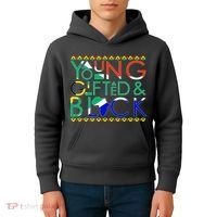 Young Gifted And Black Africa Map Kids Hoodie thumb 4
