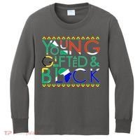 Young Gifted And Black Africa Map Kids Long Sleeve Shirt thumb 0