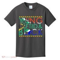 Young Gifted And Black Africa Map Kids T-Shirt thumb 0