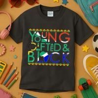 Young Gifted And Black Africa Map Kids T-Shirt thumb 3