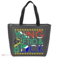Young Gifted And Black Africa Map Tote Bag thumb 0