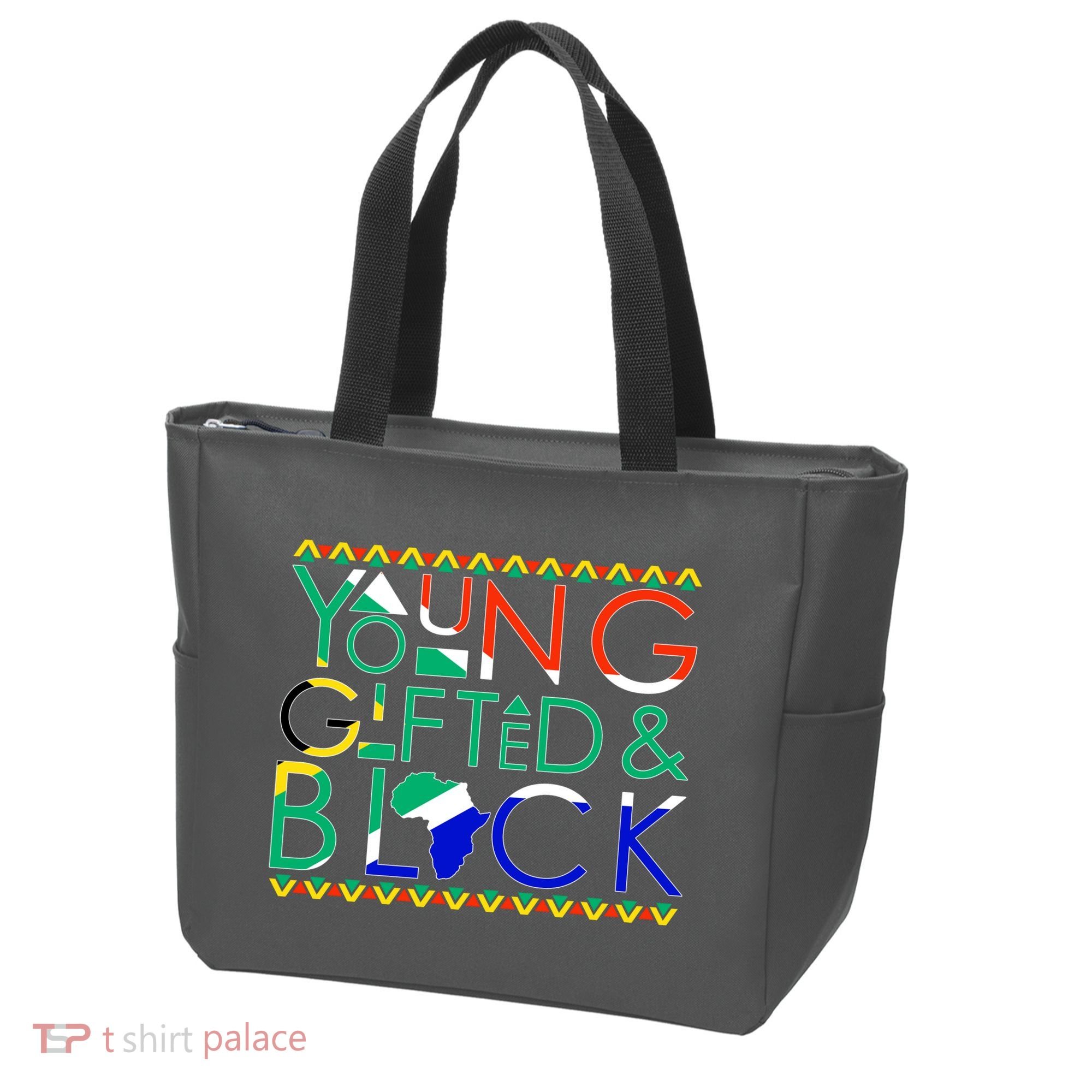 Young Gifted And Black Africa Map Tote Bag