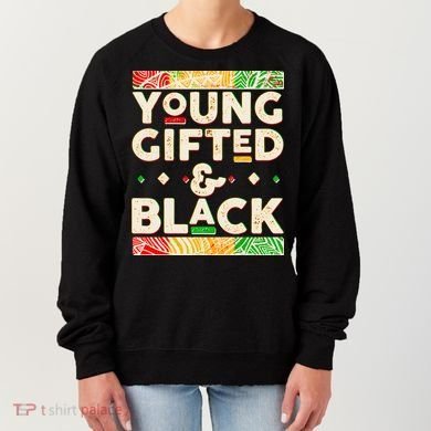 Young Gifted And Black African Colors Women's Sweatshirt
